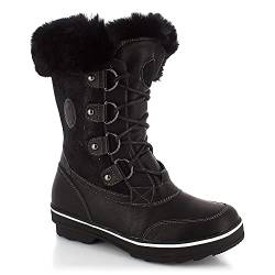 KIMBERFEEL Damen Aponi Schneestiefel, Carbon, 36 EU von KIMBERFEEL