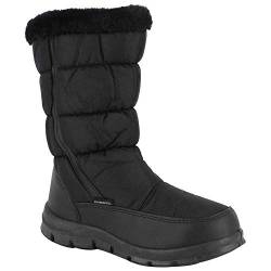 KIMBERFEEL Damen Cleya Schneestiefel, Schwarz, 36 EU von KIMBERFEEL