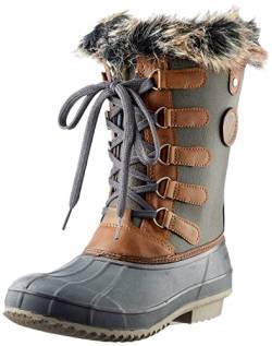 KIMBERFEEL Damen Odessa Schneeschuh, grau, 36 EU von KIMBERFEEL