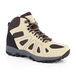 KIMBERFEEL Herren HIDO Wanderschuh mit hohem Schaft, beige, 40 EU von KIMBERFEEL