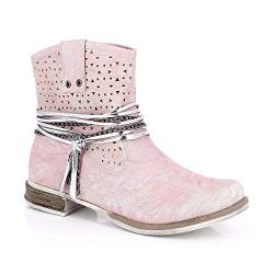 Kimberfeel Damen Margot Stiefelette, Rosa, 36 EU von KIMBERFEEL