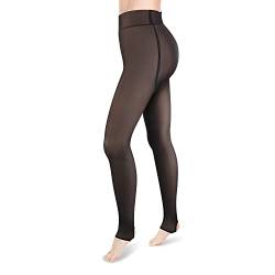 KINBOM 80g Strumpfhosen Dünne Strumpfhosen Frauen, Keine Fleece-Fußtrittstrumpfhose Frühlingswarme, transparente, enge Leggings, Leggings, Stretch, gefälschte, durchscheinende Strumpfhose von KINBOM