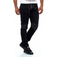 KINGZ Slim-fit-Jeans mit extravagantem Schrauben-Detail von KINGZ