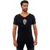 KINGZ T-Shirt mit ausgefallenem Adler-Print von KINGZ