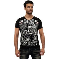 KINGZ T-Shirt mit ausgefallenem Design von KINGZ