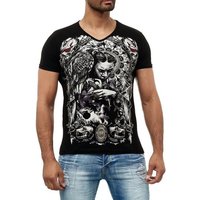 KINGZ T-Shirt mit ausgefallenem Design von KINGZ