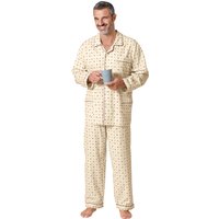 Sieh an! Herren Pyjama beige von KINGsCLUB