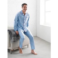Witt Weiden Herren Pyjama jeansblau von KINGsCLUB