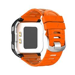 KINOEHOO Ersatzarmband kompatibel mit Garmin Forerunner 920XT Armband Weiche Silikon Uhrenarmbänder.(Orange) von KINOEHOO