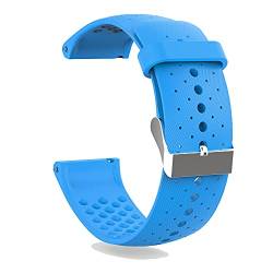 KINOEHOO Ersatzarmband kompatibel mit Polar Vantage M Armband Weiche Silikon Uhrenarmbänder.(Blau) von KINOEHOO