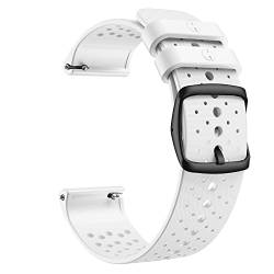 KINOEHOO Ersatzarmband kompatibel mit Polar Vantage M Armband Weiche Uhrenarmbänder.(Weiß) von KINOEHOO