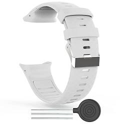 KINOEHOO Ersatzarmband kompatibel mit Polar Vantage V Armband Weiche Silikon Uhrenarmbänder.(Weiß) von KINOEHOO