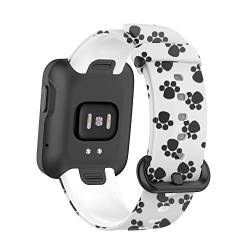 KINOEHOO Ersatzarmband kompatibel mit Redmi Watch 2 with Mi Watch 2 Lite Armband Weiche Uhrenarmbänder.(Fuß) von KINOEHOO