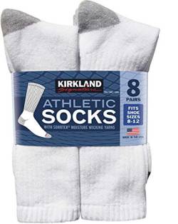 Kirkland Signature Men’s Athletic Sock 8-pair, White (White, 8-12) von KIRKLAND SIGNATURE