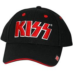 KISS Baseball Cap Kappe Logo Schwarz von KISS
