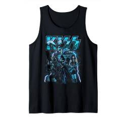 KISS - Blauer Blitz Tank Top von KISS