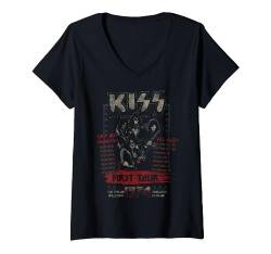 KISS - Erste Tour T-Shirt mit V-Ausschnitt von KISS