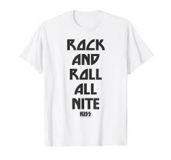 Kiss – Rock And Roll All Nite Lyric T-Shirt von KISS