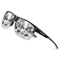 KITHDIA Polarisierte Sonnenbrille Herren/Damen ; Vintage/Klassisch/Elegant Brillengestell; Golf/Fahren/Angeln/Reisebrille/Outdoor-Sportarten Mode Sonnenbrille S5531 von KITHDIA