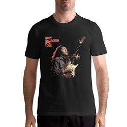 Leichtes Rory-Gallagher Shirt für Herren, lustiges Shirt, modisches Oberteil, klassisches T-Shirt, Schwarz , L von KJHBVND