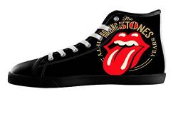 Men's The Rolling Stones White High Top Canvas Shoes The Rolling Stones Canvas Shoes von KJLJ-MENS
