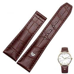 KKFAUS Echtes Leder Uhrenarmband Für MAURICE LACROIX Uhren Armband schwarz braun 20mm 22mm mit Faltschließe Armband, 22 mm, Achat von KKFAUS