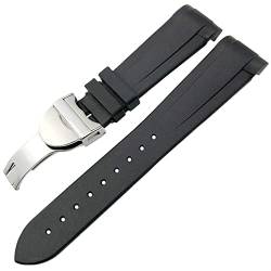 KKFAUS Uhrenarmband aus Gummi, 22 mm, Silikon, für Tudor Heritage Black Bay Pelagos wasserdichte Armbänder, 22 mm, Achat von KKFAUS