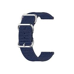 KKPLZZ Nylon-Uhrenarmbänder kompatibel für Omega Swatch BIOCERAMIC MOONSWATCH, 3-Ring-Segeltucharmband, verstellbare, atmungsaktive Armbänder für Männer und Frauen von KKPLZZ