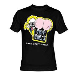 Toy Dolls Bare Faced Cheek T Shirt Black M von KLA