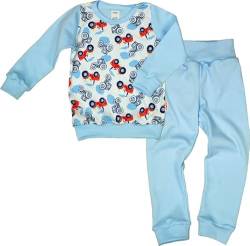 KLEKLE Baby Mädchen und Jungen 2-teiliges Schlafanzug - Kinder Pyjamas - Schlafanzug Langarm - 100% Baumwolle von KLEKLE