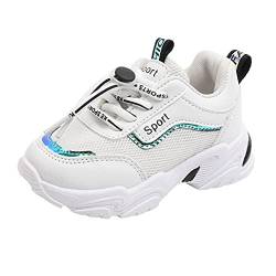 Kinderschuhe Sneaker Mädchen 22 Sportschuhe Jungen Turnschuhe Mesh Atmungsaktiv Kinder Schuhe Schnür Freizeitschuhe Lauf rutschfest Kinder Turnschläppchen Outdoor von KLGR