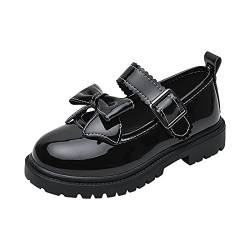 MäDchen Prinzessin Schuhe Mary Jane Halbschuhe Kinder Abendschuhe Tanzschuhe Performance Kinderschuhe Lederschuhe Weichen Sohle Kinder Schuhe Uniformschuhe Karneval Schulschuhe Loafers von KLGR