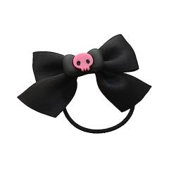 KLOVA Punk Schädel & Bowknot Form Haarspange und Haarseil Haarspange Foto machen für Frau Mädchen Frühling Sommer rutschfeste Tiaras von KLOVA