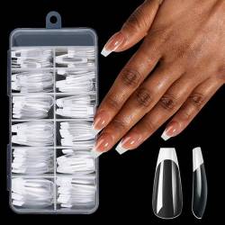 Modische Französische Nagelspitzen Zum Aufdrücken Von Künstlichen Nägeln DIY Kunst Für Maniküre Künstler Verschiedene Größen Zum Aufdrücken Von Nägeln von KLOVA