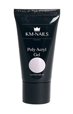 KM-Nails 30g Polyacryl Gel 028 weiß Glimmer in der Tube von KM-Nails