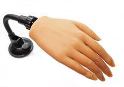 KM-Nails Silikon Übungshand #02 mit biegsamen Finger sehr realstisch für Nageldesign von KM-Nails