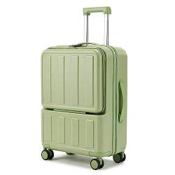 KMAYVIEW Aluminium-Koffer, Koffer mit USB-Ladeanschluss, erweiterbar, mit Rollen/TSA-Zahlenschloss, geeignet für Reisen, Urlaub von KMAYVIEW