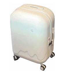 KMAYVIEW Gepäck, Reisekoffer auf Rollen, USB-Aufladung, sicherer TSA-Zahlenschloss-Koffer mit Getränkehalter, geeignet für Urlaub, Reisen von KMAYVIEW