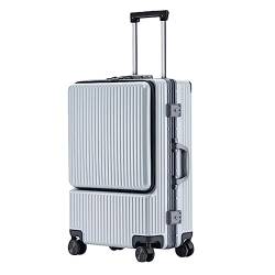KMAYVIEW Gepäck, wiederaufladbarer Handgepäckkoffer, Nass- und Trockenkoffer mit Rollen, verstellbarem Geländer, geeignet für Reisen und Urlaub von KMAYVIEW