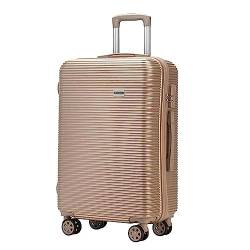 KMAYVIEW Geschäftsgepäck, Verstellbarer Trolley mit großem Fassungsvermögen, tragbarer Koffer mit Rollen, geeignet für Flugreisen und Straßenreisen von KMAYVIEW
