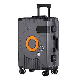 KMAYVIEW Tragbarer Koffer, Gepäck mit Aluminiumrahmen, Leichter Koffer mit TSA-Schloss, Universalrädern, Aluminiumrahmen, Handgepäcksicherheit von KMAYVIEW