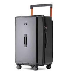 KMAYVIEW Tragbarer Koffer, Koffer mit großem Fassungsvermögen und Rollen, Trolley-Koffer mit Reißverschluss, geeignet für Urlaub und Reisen von KMAYVIEW