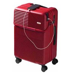 KMAYVIEW Tragbarer Koffer, Reise-Aufbewahrungsbox mit USB-Ladeanschluss/TSA-Zahlenschloss, geeignet für Reisen, Urlaub von KMAYVIEW