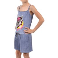 KMISSO Jumpsuit Mädchen Jumpsuit kurz Wendepailletten Einhorn (1-tlg) elastischer Bund von KMISSO