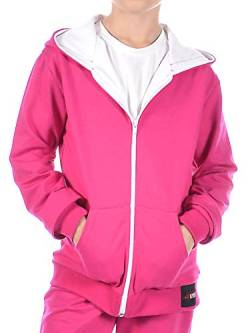 KMISSO Mädchen Kapuzen Sweatjacke 30323 Pink 116 von KMISSO