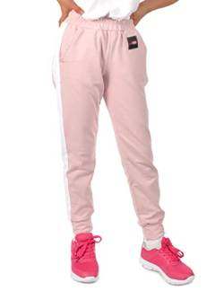 Kinder Mädchen Stoff Freizeit Hose Sporthose 30358 Lachs 104 von KMISSO