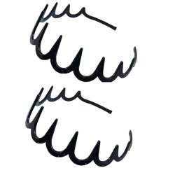 KMOCEPLY Zick-Zack-Stirnband für Damen und Mädchen, Kunststoff-Zahn-Haarkamm, Stirnband, schwarz, Haarreif, Haarband, Multi-Stil, Unisex, flexible Stirnbänder, Zubehör, gewelltes gezahntes Haarband (2 von KMOCEPLY