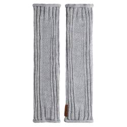 Knit Factory - Kick Beinwärmer - Stulpen für Damen - Damen Wadenwärmer aus Wolle - Leg Warmers - Für Herbst und Winter - Grau von KNIT FACTORY