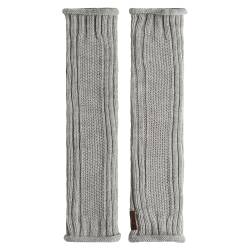 Knit Factory - Kick Beinwärmer - Stulpen für Damen - Damen Wadenwärmer aus Wolle - Leg Warmers - Für Herbst und Winter - Iced Clay von KNIT FACTORY