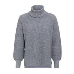 Knit Factory - Robin Rollkragen Strickpullover - Grau - 36/38 von KNIT FACTORY